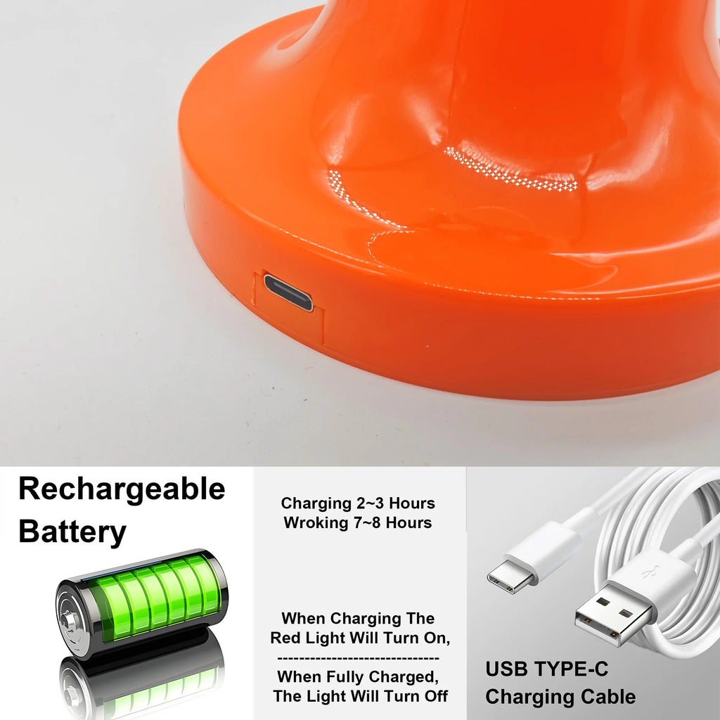 ShroomGlow — Retro Mushroom Table Lamp