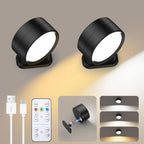 Wall Sconce Rechargeable Battery Operated with Remote, Magnetic LED Wall Light, Dimmable, Motion Sensor Option