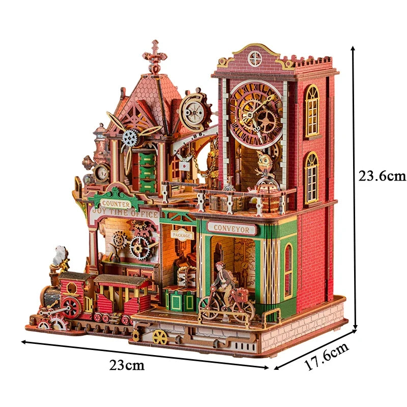 Joey's Time Post Office DIY Miniature House Kit