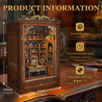 Time Figurines Miniatures Handmade Xmas Crafts DIY Book Nook Kit