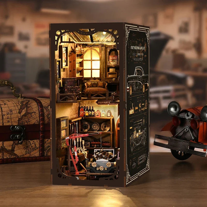 Craftsmanship Repair Shop DIY Book Nook Kit