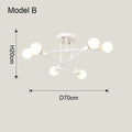 OrbitGlow — Mid-Century Sputnik Ceiling Light