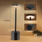 PillarGlow — Cordless LED Table Lamp with Touch Dimmer