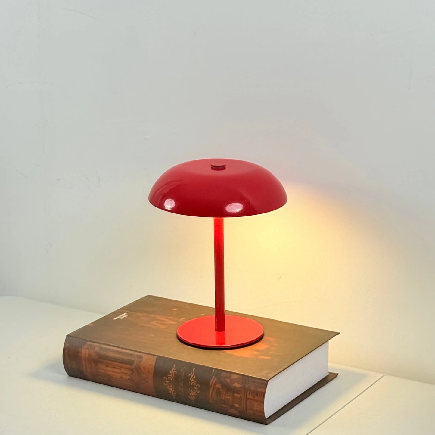 DomeGlow — Rechargeable Touch Reading Lamp with Marble Base
