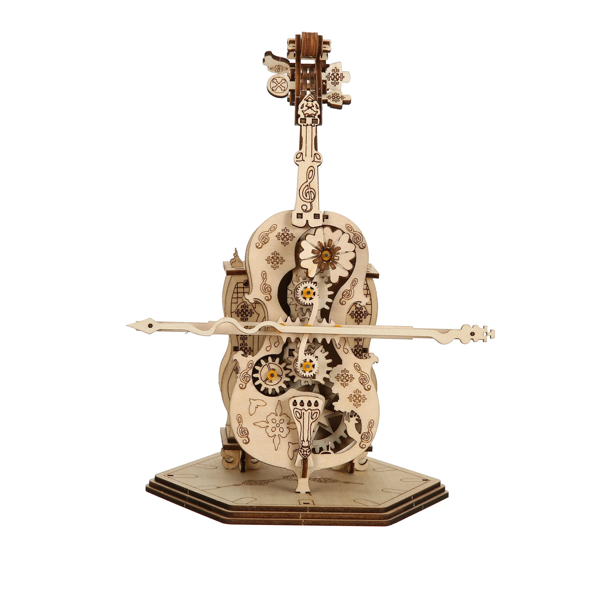 Violoncello DIY 3D Wooden Puzzle Kit