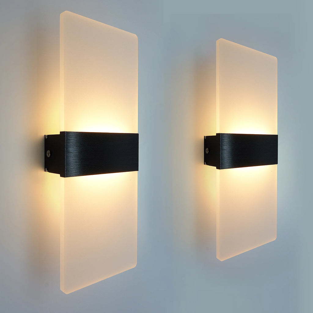 PanelGlow — Frosted Acrylic LED Wall Sconce