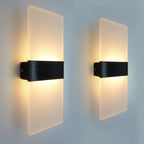 PanelGlow — Frosted Acrylic LED Wall Sconce