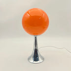SputnikGlow — Mid-Century Glass Globe Table Lamp