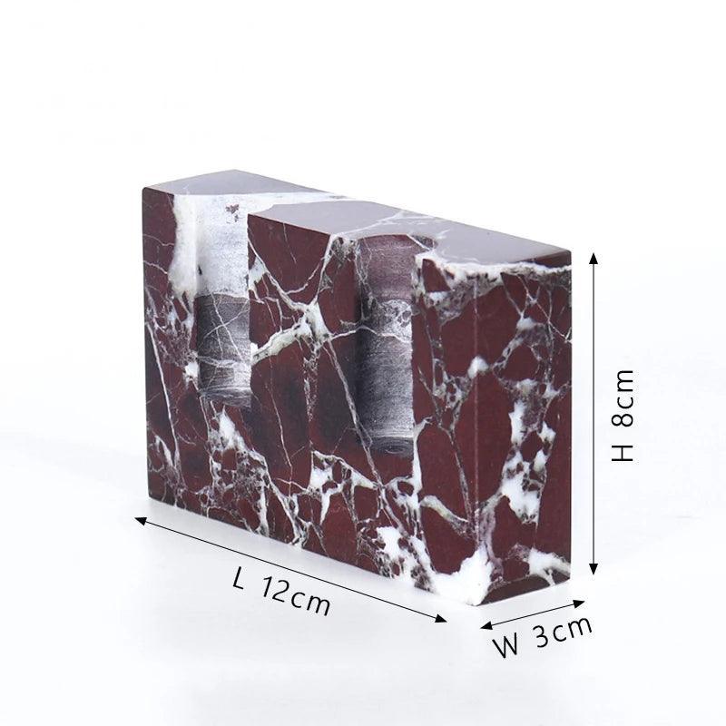 Travertine Stone Candle Holder