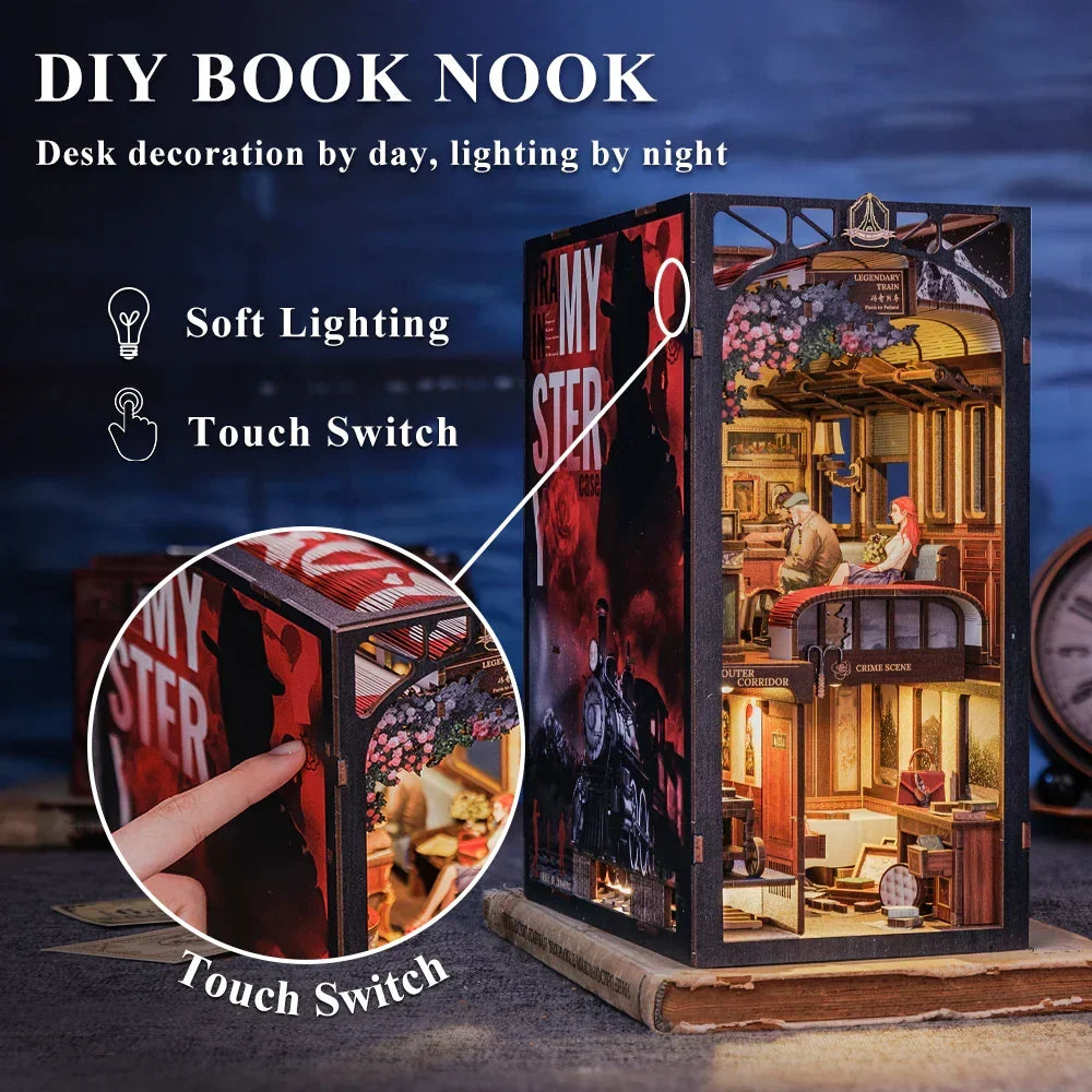 Train Mystery DIY Book Nook Kit