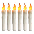 LED Window Candles Battery Operated, 6.5 Inch Flameless Taper Candles for Windows, Christmas, Packs