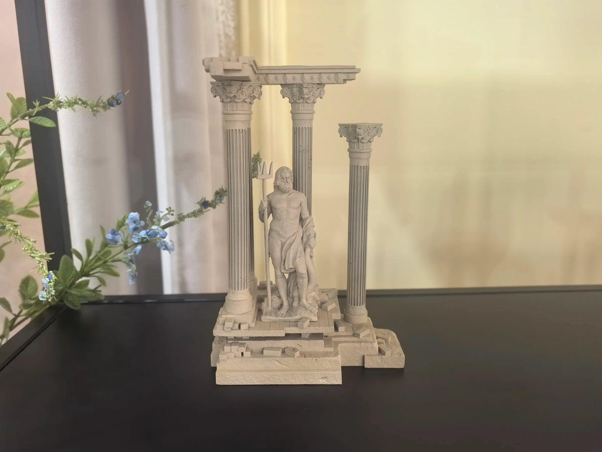 Retro Roman Architecture Resin Figurine – LTCP-407 Series