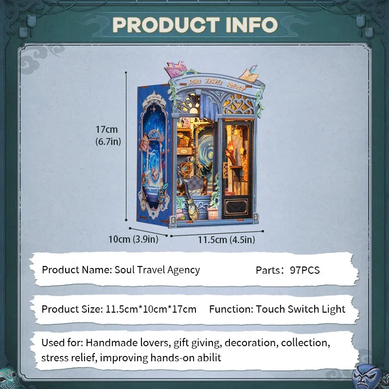 Soul Travel Agency DIY Book Nook Kit