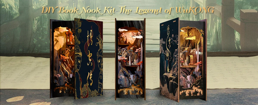 Chinese Style Book Nook Kit