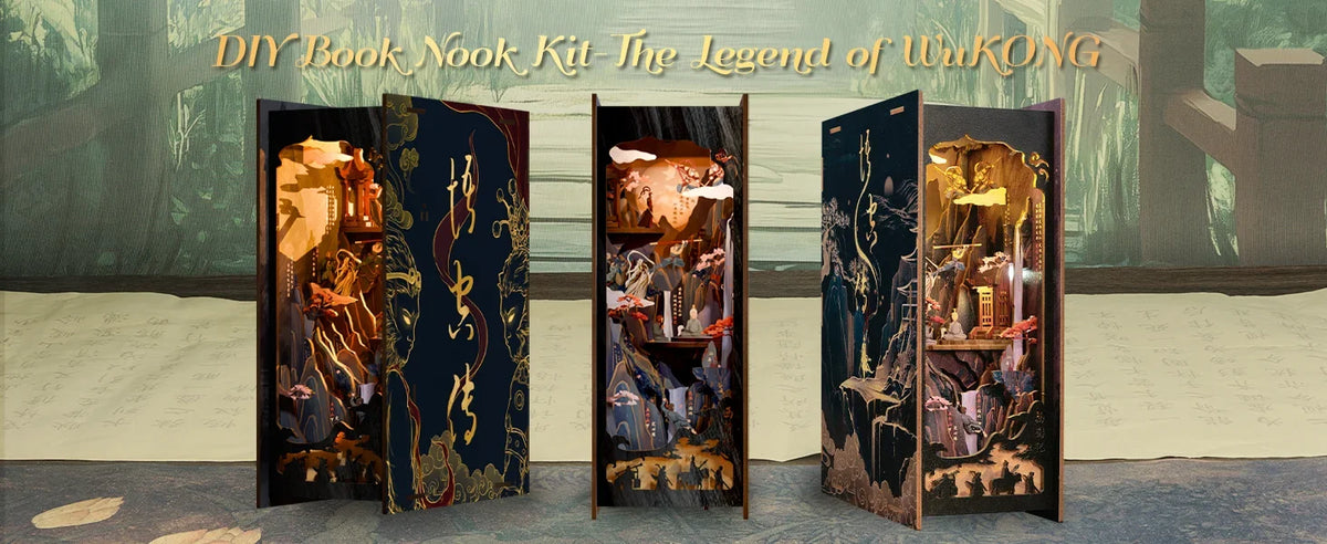 Chinese Style Book Nook Kit
