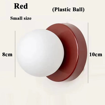 DotGlow — Colorful Globe LED Wall Sconce