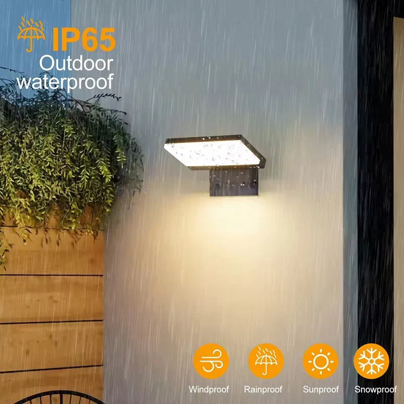 VisorGlow — Adjustable Outdoor Motion Sensor Wall Light