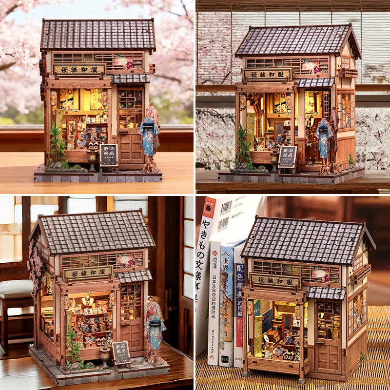 Sakura Kimono Shop DIY Book Nook Kit