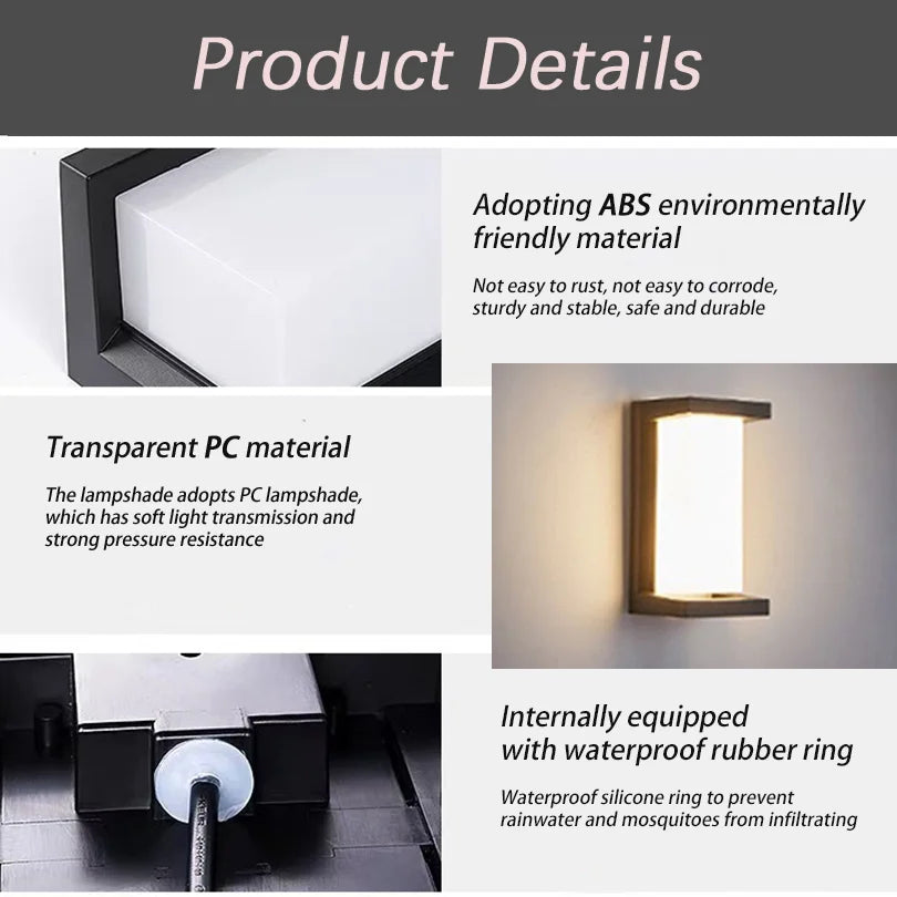 SentryGlow — Outdoor Motion Sensor Wall Light