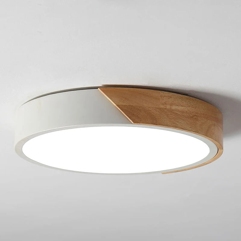 SlimGlow Ultra-Thin LED Ceiling Light — Flush Mount, 3 Colors, Multiple Sizes & Finishes