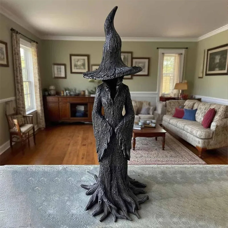 Gothic Witch Resin Statue