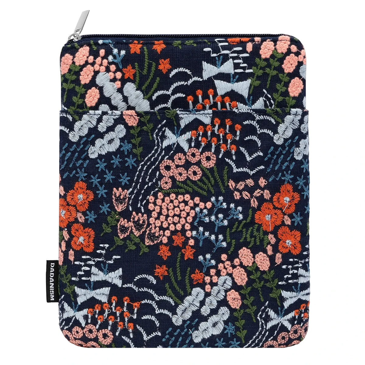 E-Reader Sleeve 6-7 inch, Embroidered Daisy Padded Case, Fits Kindle Paperwhite and Kobo