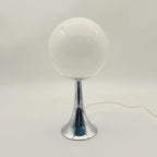 SputnikGlow — Mid-Century Glass Globe Table Lamp