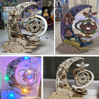Moon & Star Music Box Wooden Puzzle