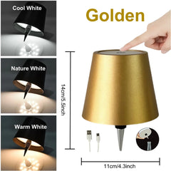 VibeHome BottleGlow — Cordless Rechargeable Bottle Table Lamp