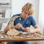 Moon & Star Music Box Wooden Puzzle