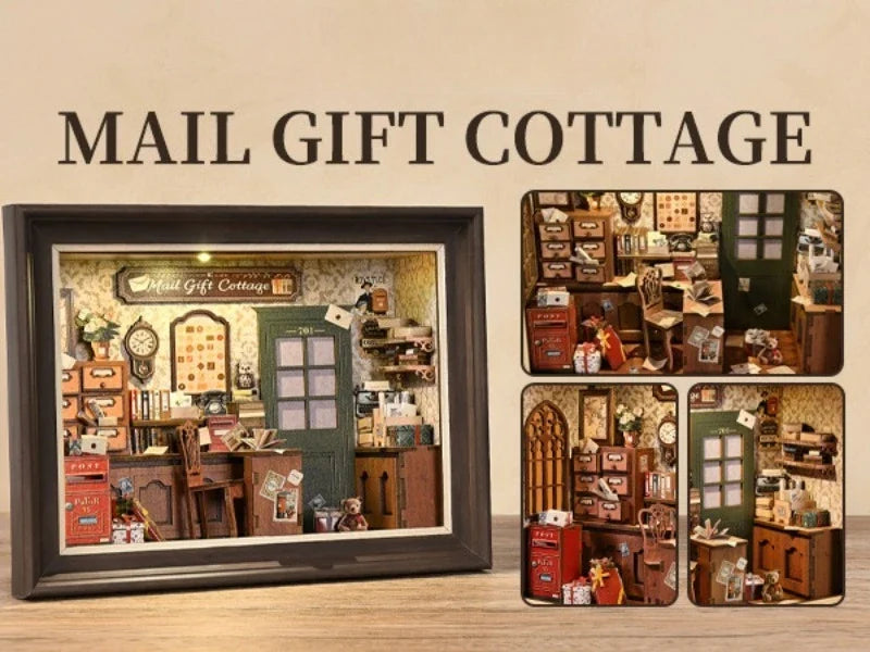 Mail Gift Cottage DIY Book Nook Kit