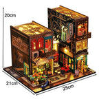 ES009 with music DIY Book Nook Kit