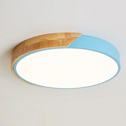 SlimGlow Ultra-Thin LED Ceiling Light — Flush Mount, 3 Colors, Multiple Sizes & Finishes