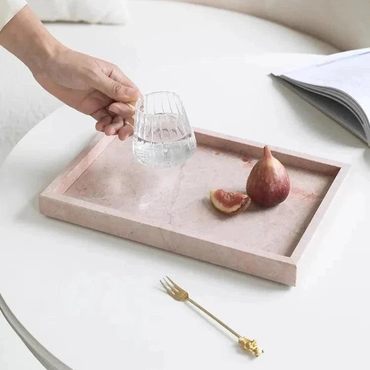 Pink Marble Tray