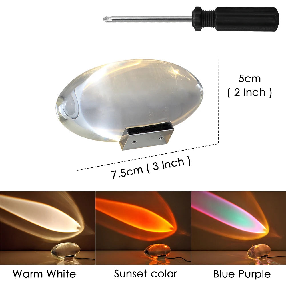 EclipseGlow — Sunset Projector Lamp with 4 Color Films
