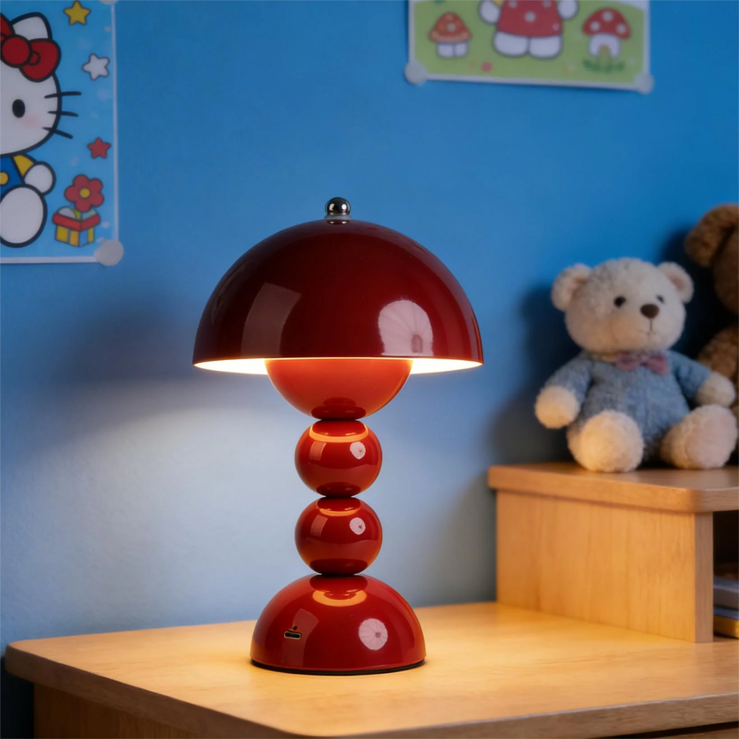 PebbleGlow — Sculptural Rechargeable Table Lamp