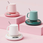 Coffee Mug Warmer with 3 Temperature Settings 131°F 149°F 167°F, USB Electric Cup Warmer Plate