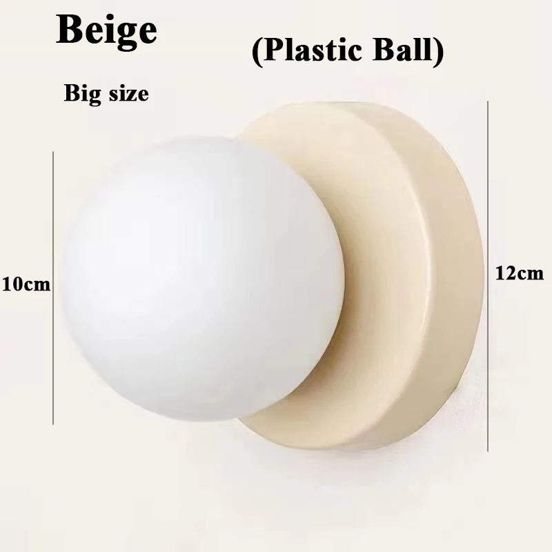 DotGlow — Colorful Globe LED Wall Sconce