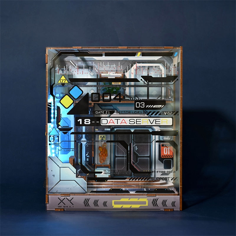 Sci Fi Alien Hub DIY Book Nook Kit