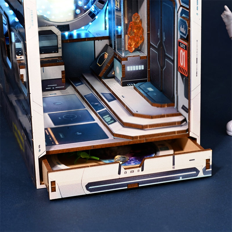 Sci Fi Alien Hub DIY Book Nook Kit
