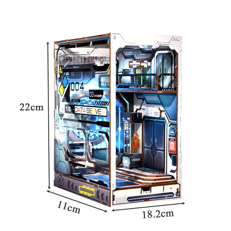 Sci Fi Alien Hub DIY Book Nook Kit