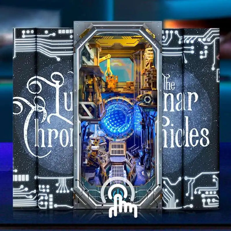 Sci Fi Planetary Era DIY Wooden Book Nook
