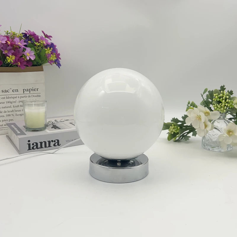 OrbGlow — Vintage Glass Globe Table Lamp