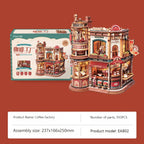 Coffee Factory DIY Miniature House Kit