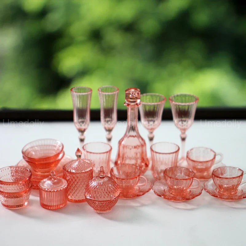 Dollhouse Glassware Set 1:6
