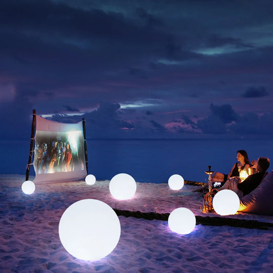 GlobeGlow — Rechargeable LED Garden Sphere Light