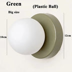 DotGlow — Colorful Globe LED Wall Sconce