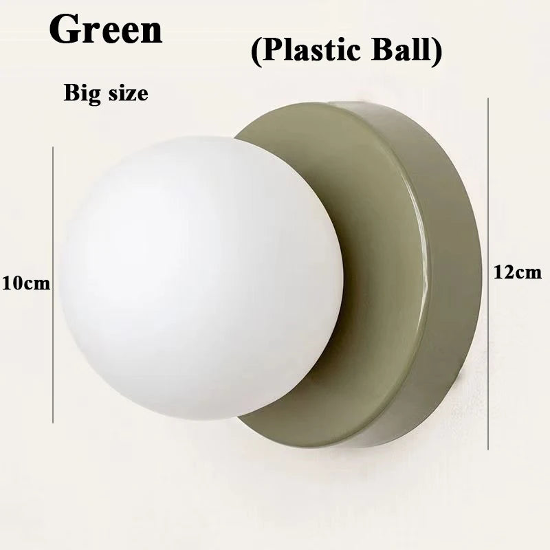DotGlow — Colorful Globe LED Wall Sconce