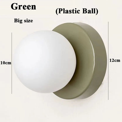 DotGlow — Colorful Globe LED Wall Sconce