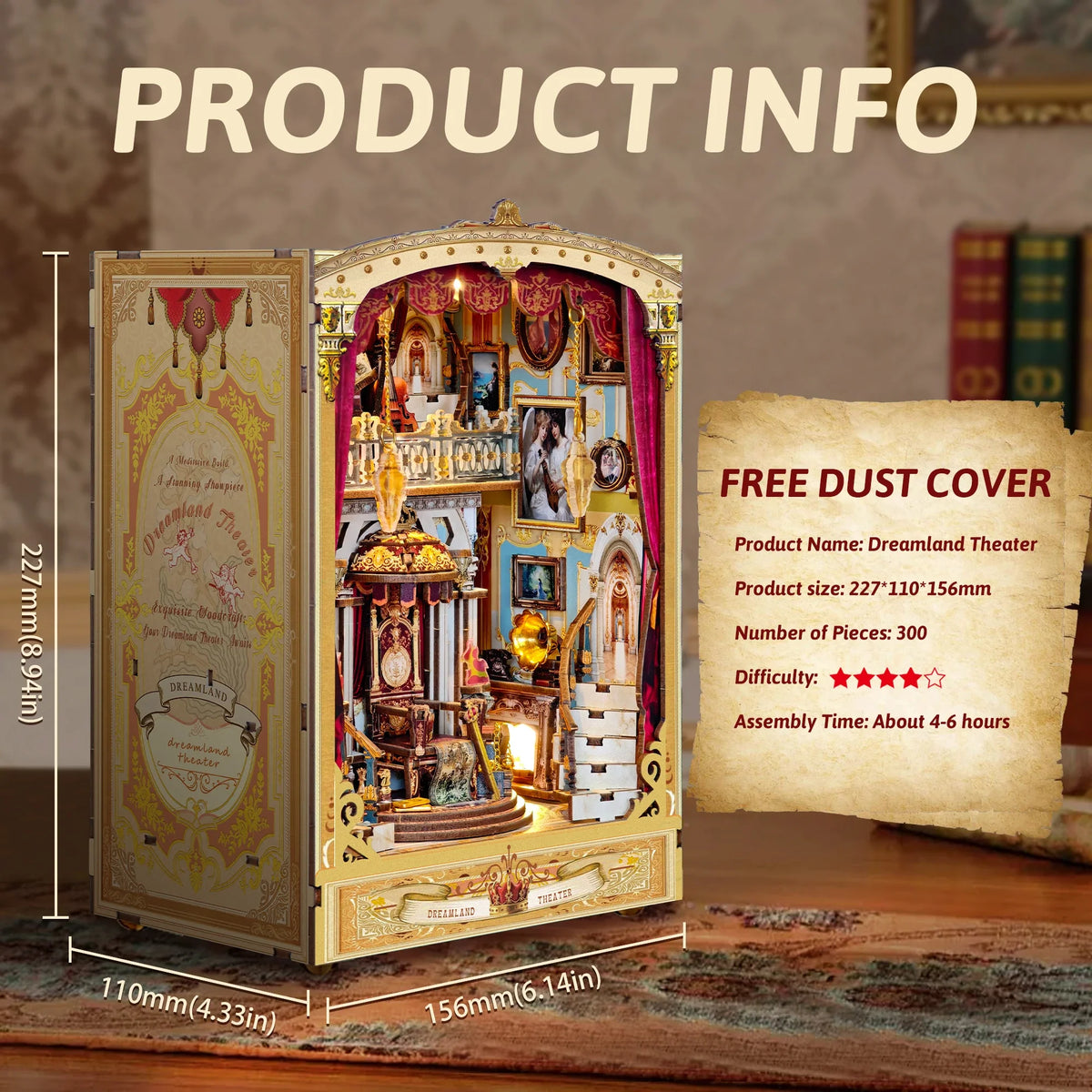 Dreamland Theater DIY Book Nook Kit